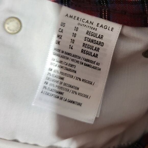 American eagle plaid skirt sz 10 - Picture 4 of 9